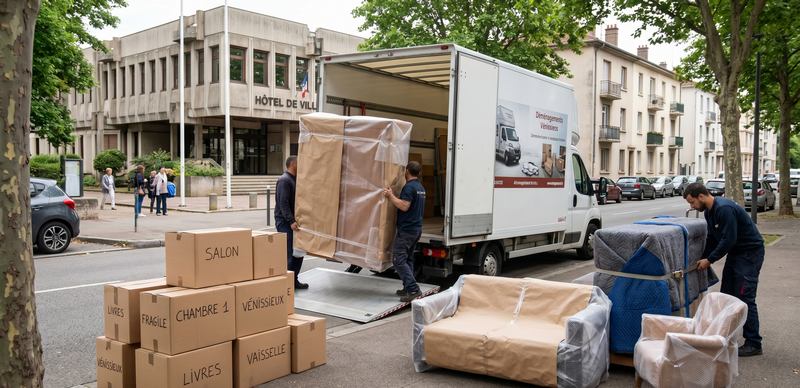 Transport de matériel informatique et de sièges de bureau